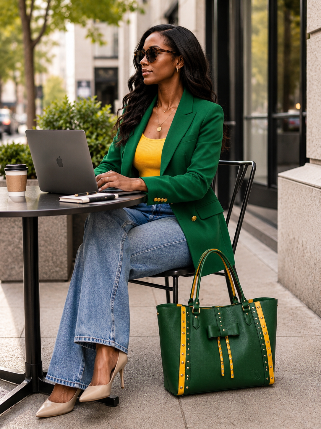 The Chi Eta Phi Sorority Imperial Jade Tote