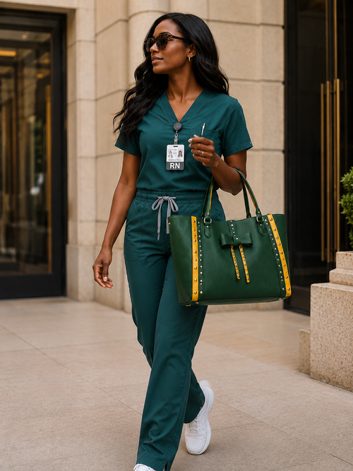The Chi Eta Phi Sorority Imperial Jade Tote