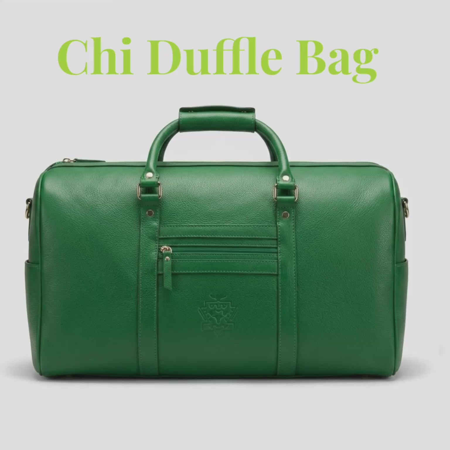 The Chi Eta Phi Sorority Imperial Jade Duffle Bag
